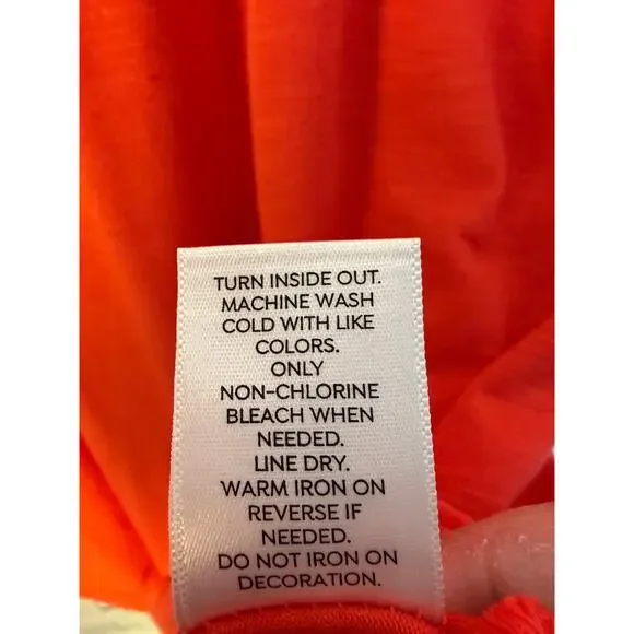 Westport women’s peasant top embroidered orange Bohemian hippie Aztec ￼ - Picture 6 of 9